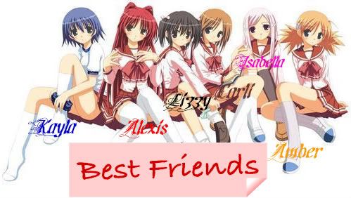 friends forever anime. Six Best Friends Forever Image