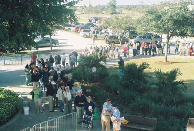 Line for tickets