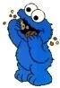 Cookie Monster eating what he is. Pictures, Images and Photos