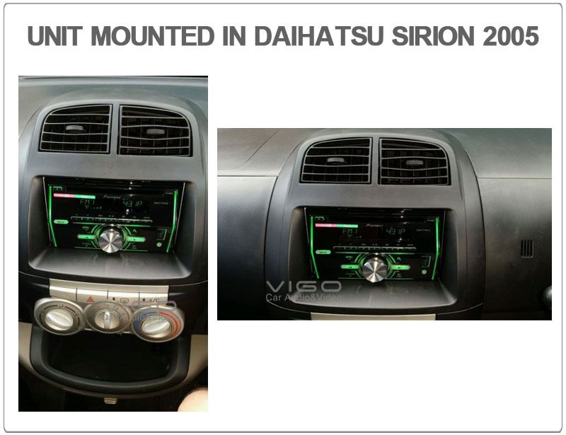 11-270 Radio Facia for DAIHATSU Sirion PERODUA MyVi I CD 