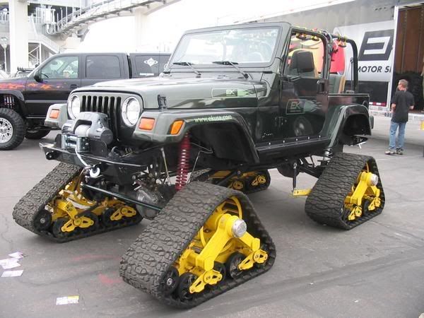 Jeep with tracks #5