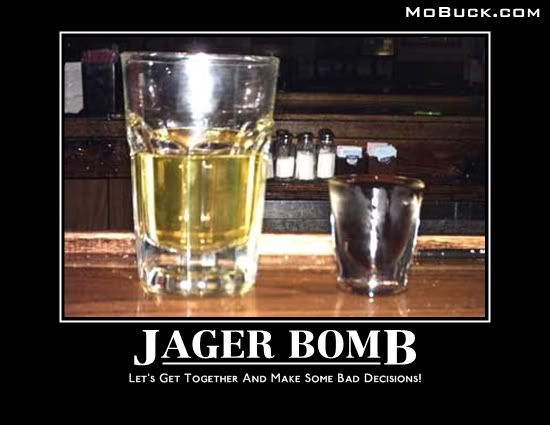 jager bombs front