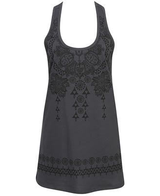 BNWT Forever 21 Grey Abstract Tattoo Tank Top ($29)