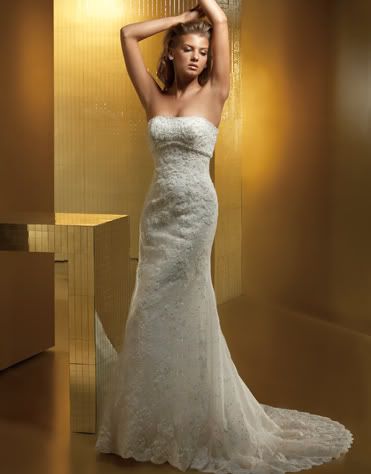 Sexy Bridal Gown Fitted Bodice