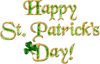 HappyStPatDayShamrockGoldSparkle.gif