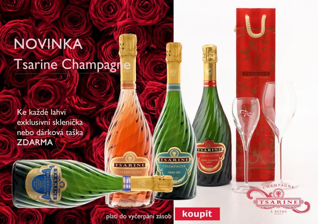 Champagne Tsarine + dárek