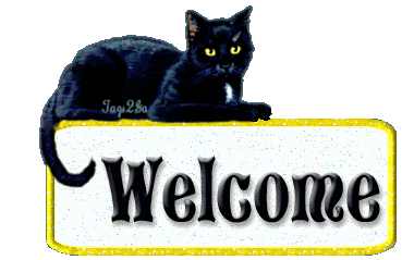 WelcomeCatBlackSign.gif image by ruby2nicole