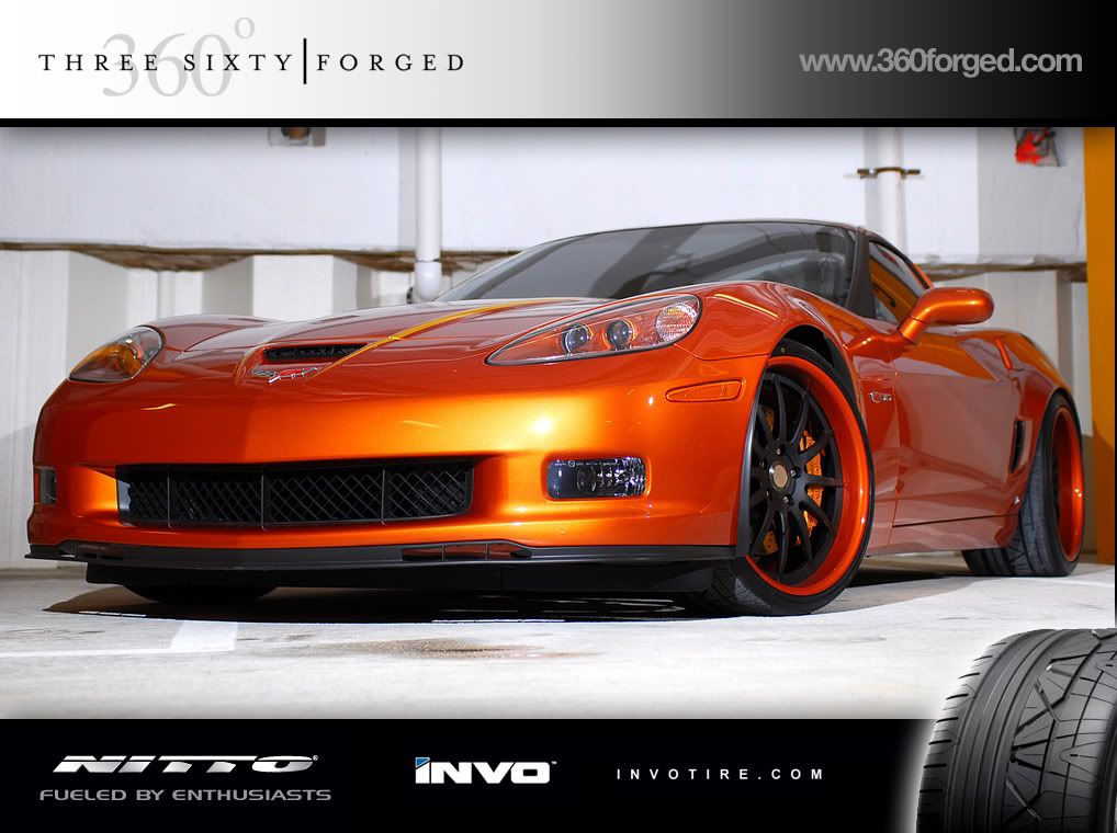 Corvette 360 Forged. DUE TO NITTO AND 360 FORGED