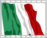 italian flag. Italian-Flag.mp4 video by