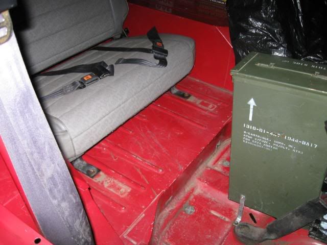 1990 Jeep wrangler rear seat brackets #4