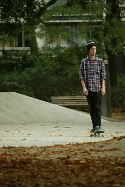 Kyle in skatepark