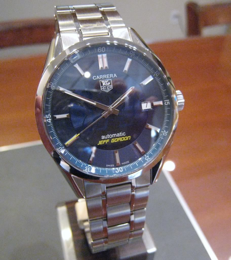 jeff gordon tag heuer watch
