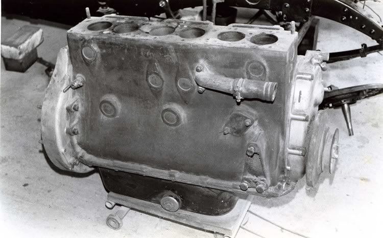 old engine block