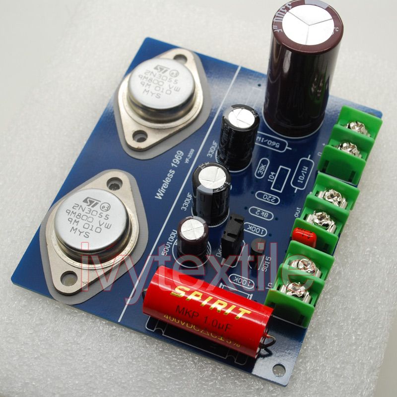 Two channel JLH 1969 A CLASS A amplifier kit ST2N3055 MKP diy kit 2pcs