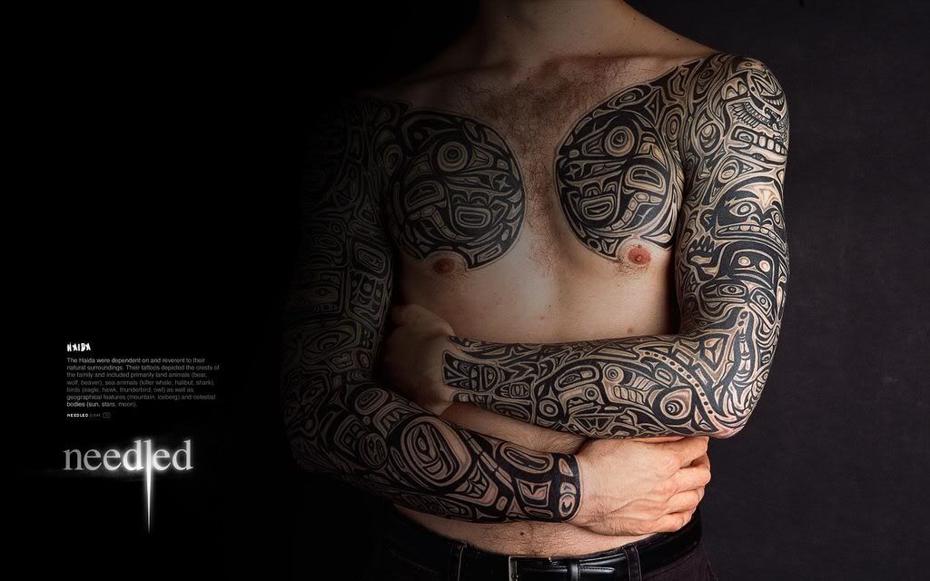 body tattoos wallpapers. haida tattoo Wallpaper