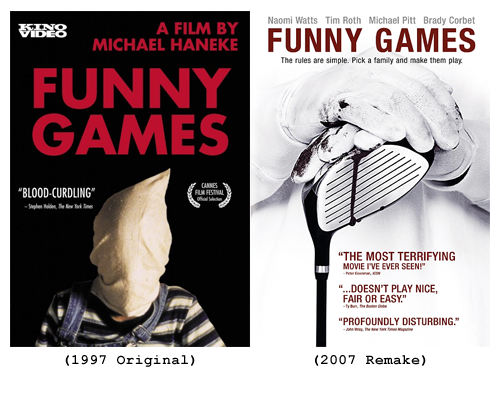 www.funny games. FUNNY GAMES DVD Covers