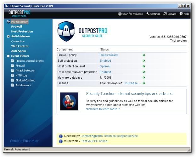 Agnitum Outpost Security Suite Pro 7.02 (3377.514.1238) Full