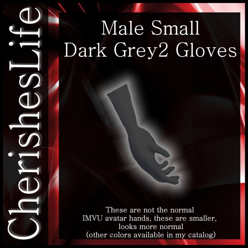 male dkgrey2 glove