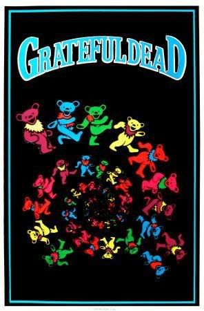 Grateful Dead Poster. Eric Clapton, Jack Johnson