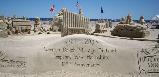 Hampton Beach Sandsculpting 2007