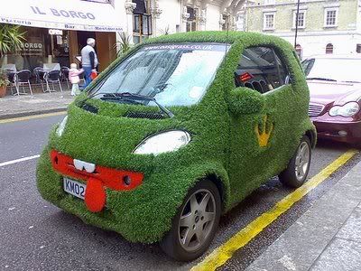 Grass Green Car