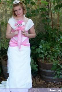 Toilet Paper Wedding Dresses