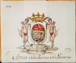 Arms of Louisiana Viceroyalty of New Spain The New Orleans Historic Collection teams with New Orleans Museum of Art for Spanish exhibit