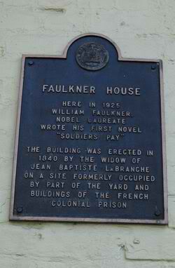 The Faulkner House Former home of William Faulkner in Pirate's Alley