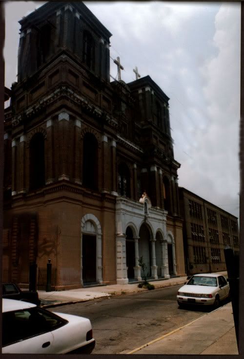 St Alphonsus Church in the Irish Channel of New Orleans. New Orleans' Irish Channel hosts the St. Alphonsus Church.