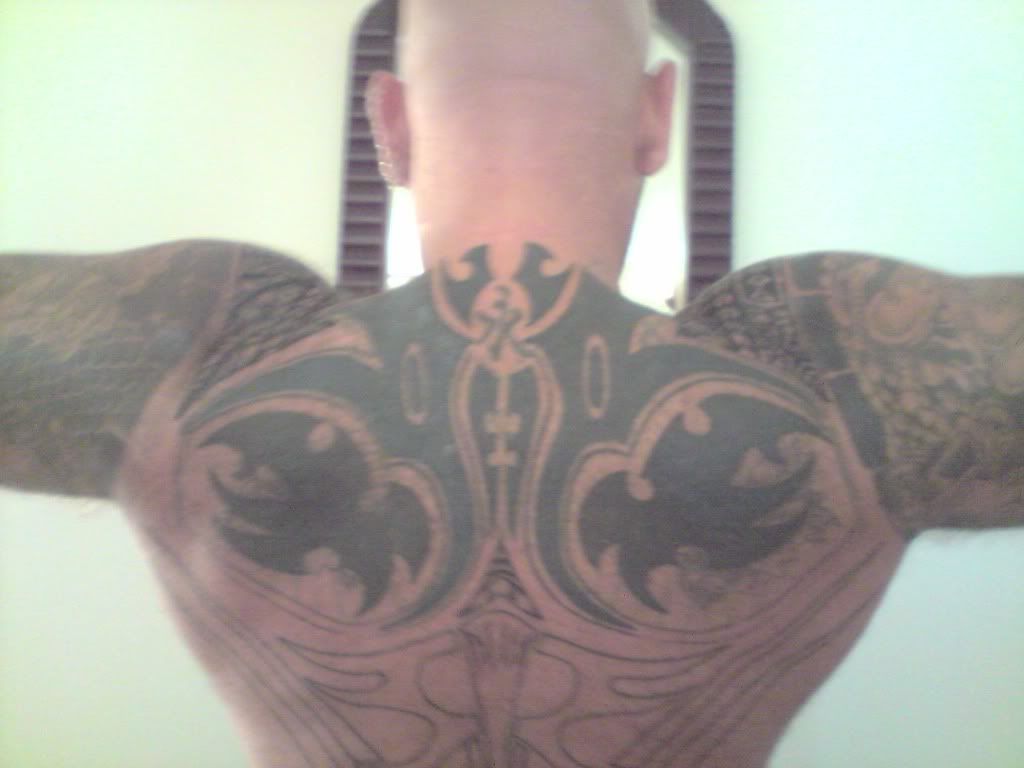 Neck tattoos nearly Gone will