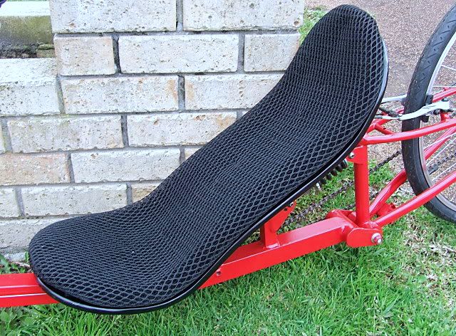 recumbent seat pad