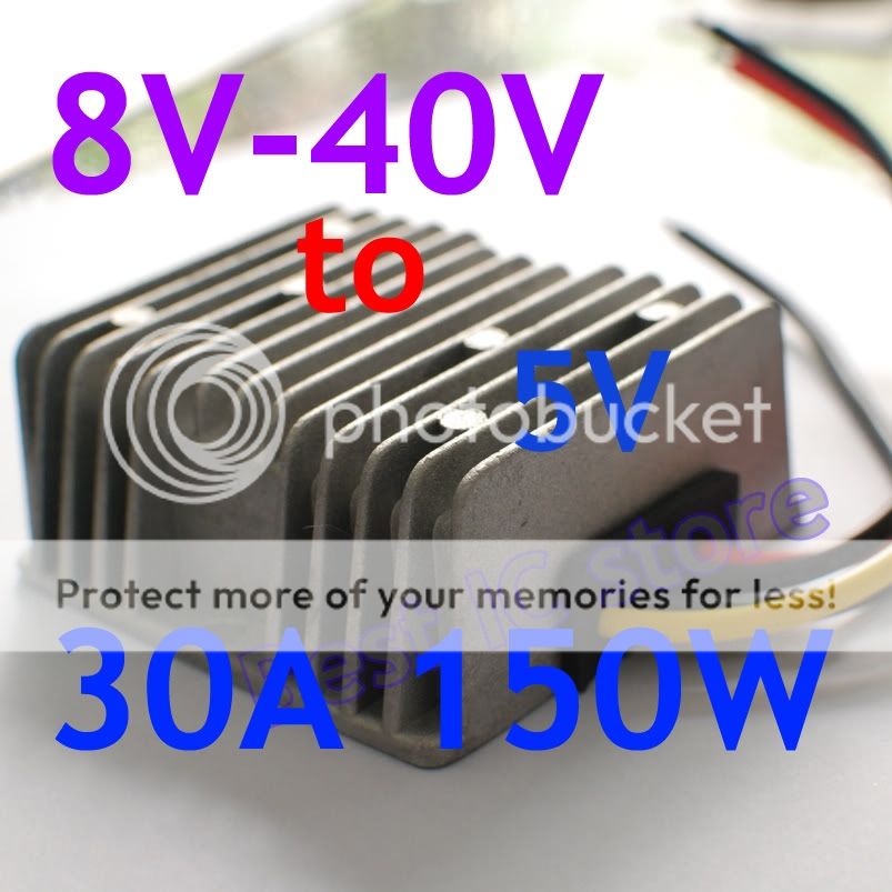 DC DC Converter 12V/24V Step Down to 5V   30A 150W  