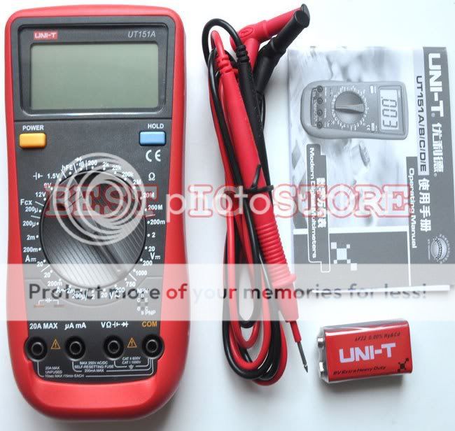 Barnd New UNI T Palm Size Digital Multimeters UT51A  